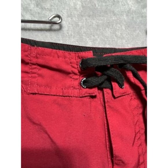 Men’s Red Original Watermen Life Guard Swim Trunks Size 34 - Picture 3 of 11